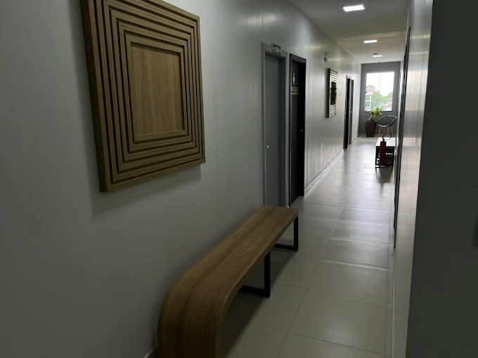 Corredor interno do prédio